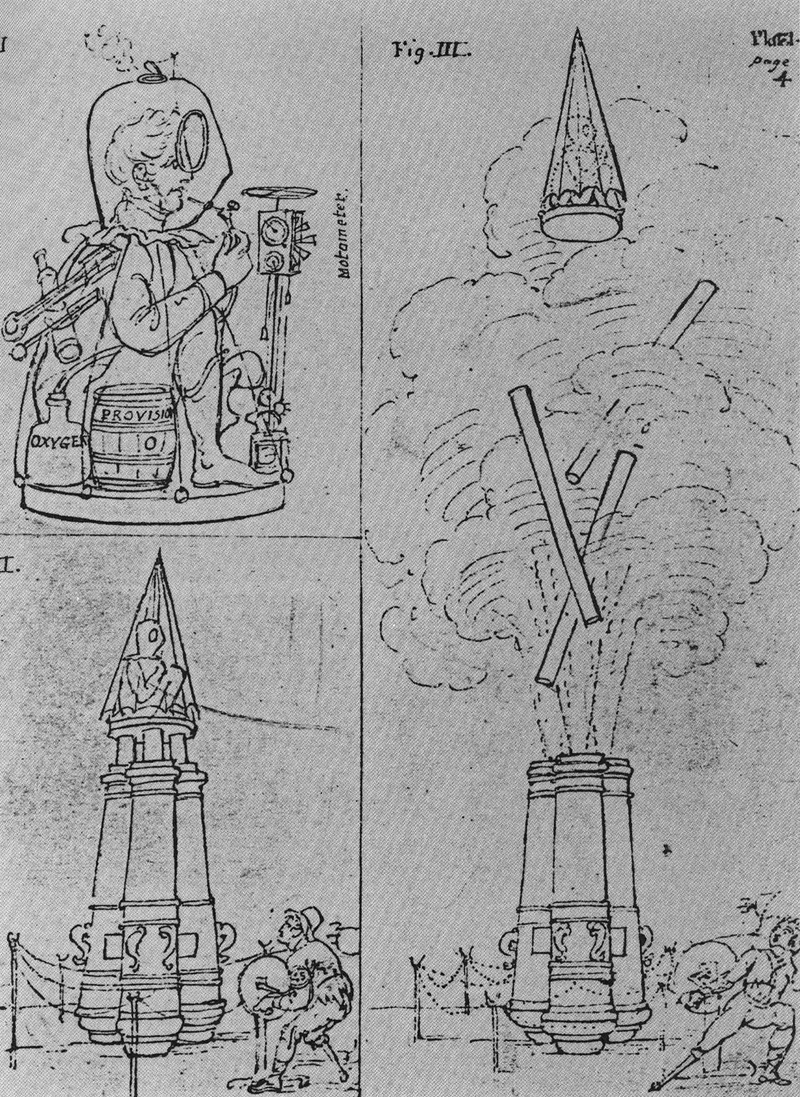 Illustration for article titled The Space Gun Was Conceived 199 Years Ago